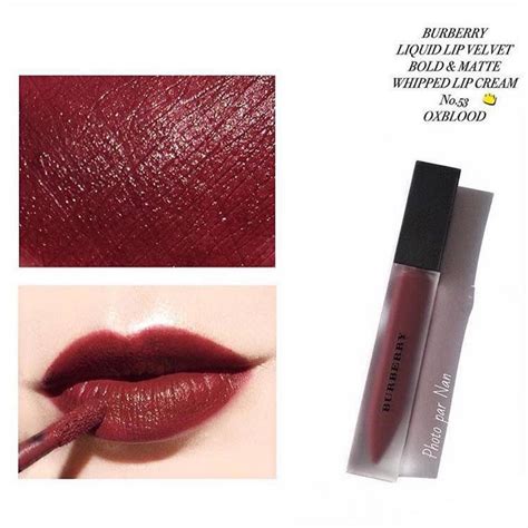 burberry lip velvet review|Burberry liquid lip velvet oxblood.